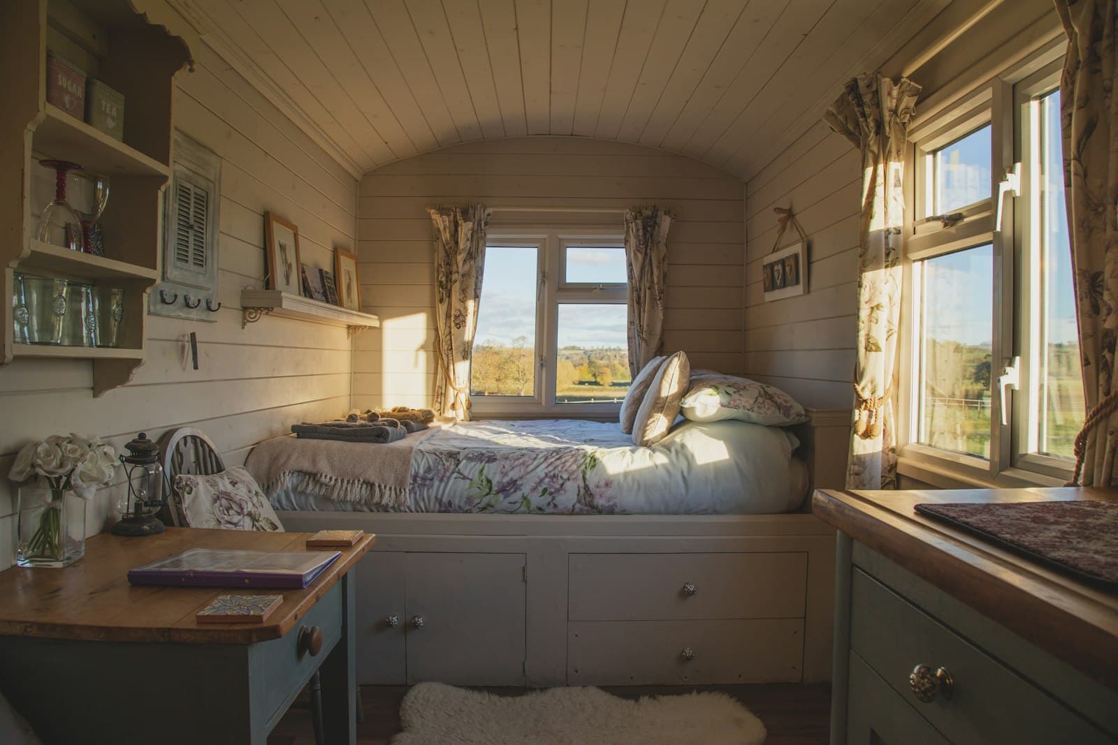 Bright, inviting B&B room
